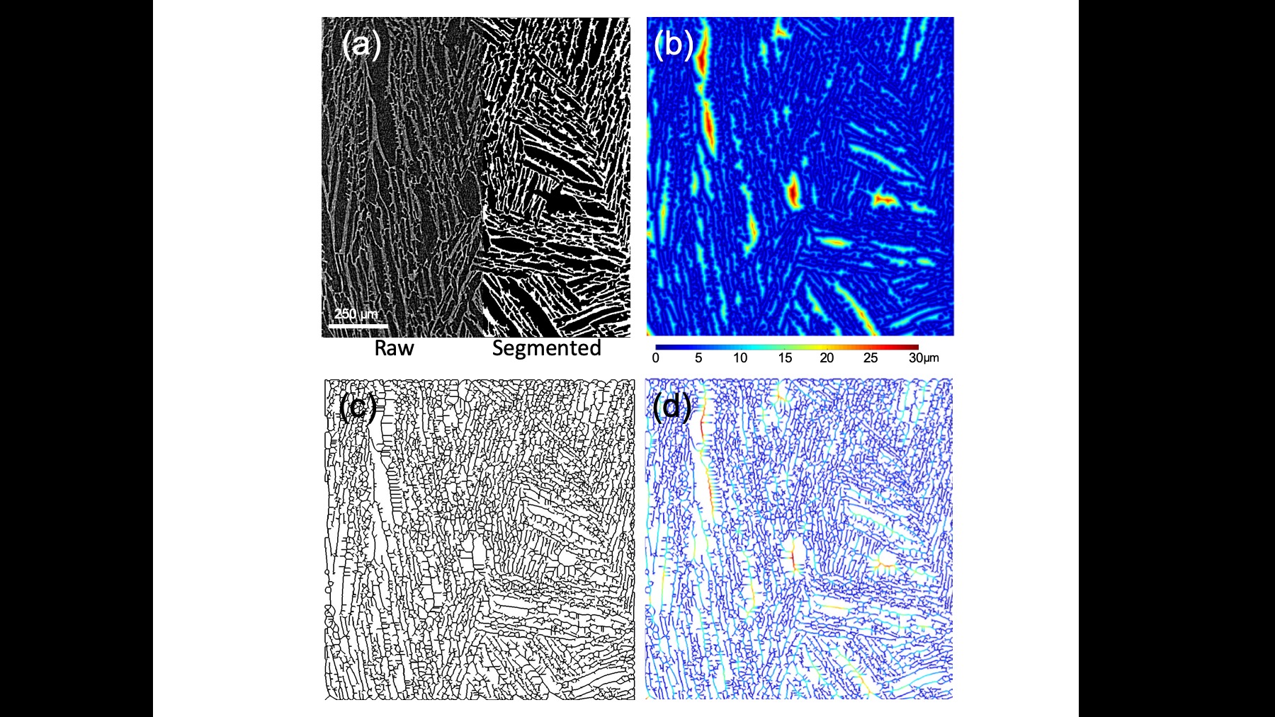 XCT tomography image analysis