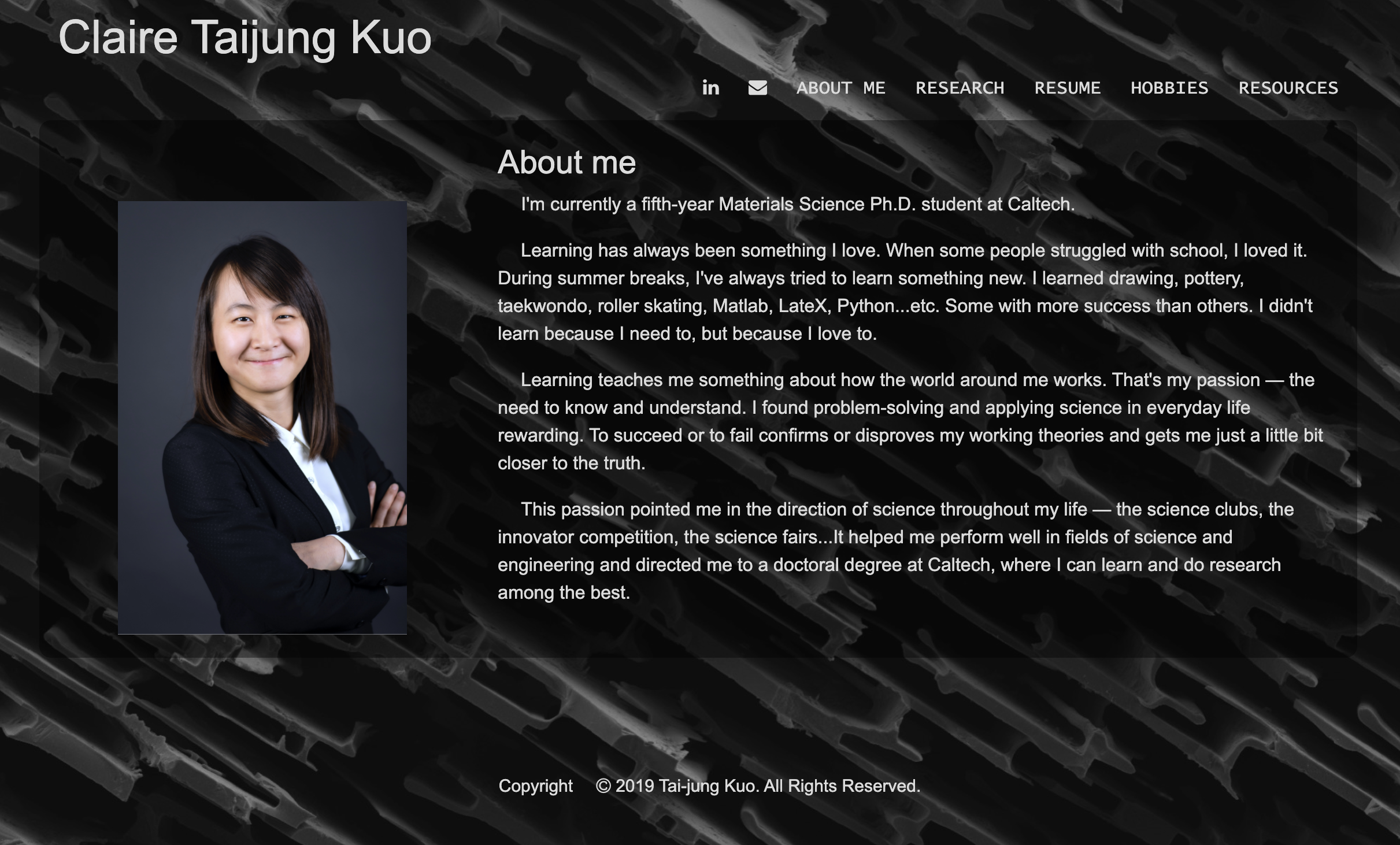 Claire Taijung Kuo's website